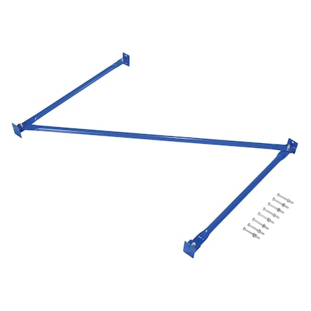 Vestil Blue Steel Standard Cantilever Brace Set 4"W x 35"L x 48"H, PR SB-C-6-36